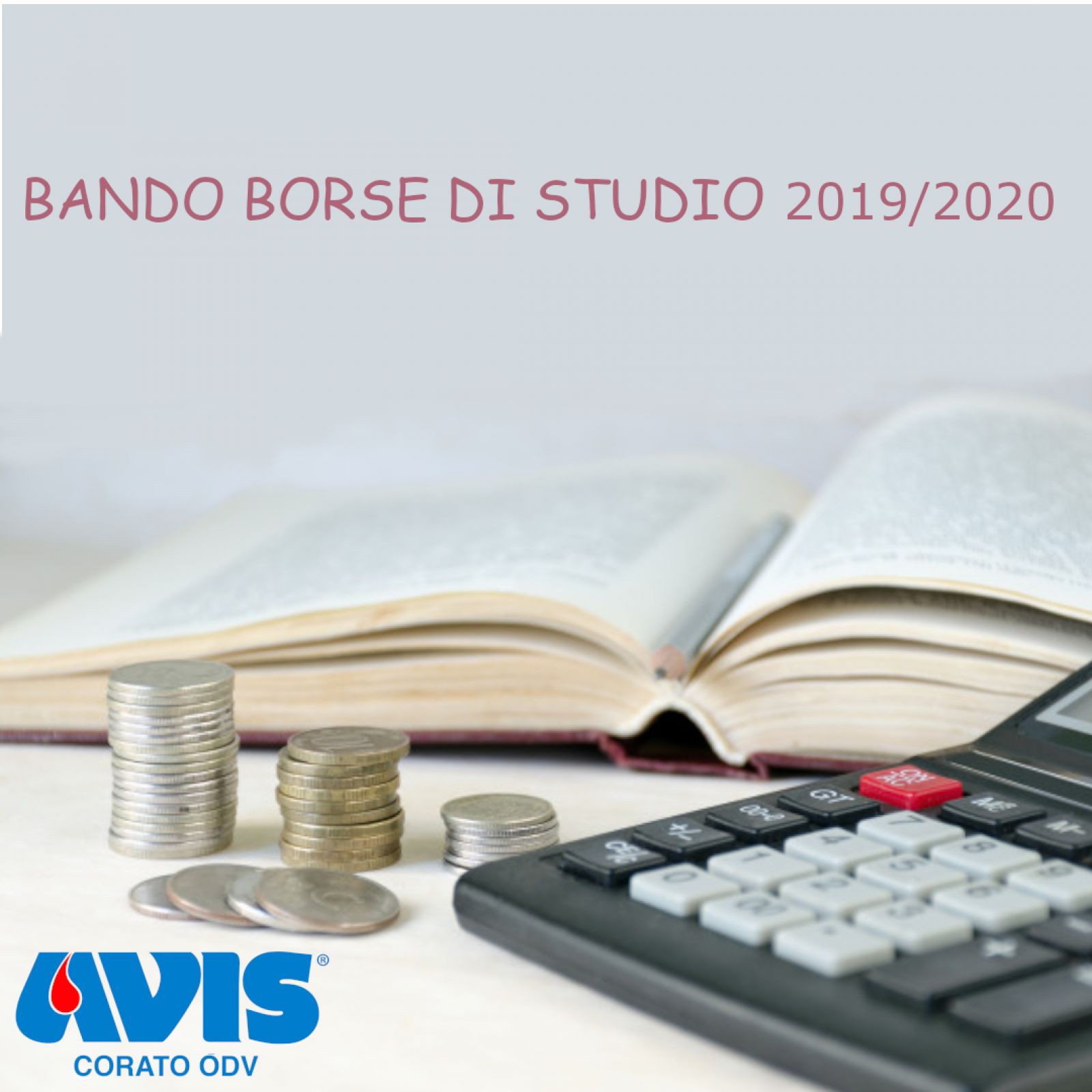 BANDO BORSE DI STUDIO 2019/2020