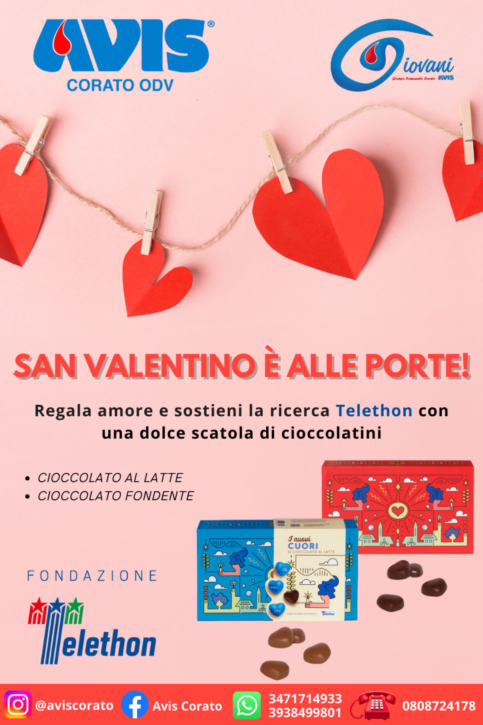 Regala Telethon a San Valentino